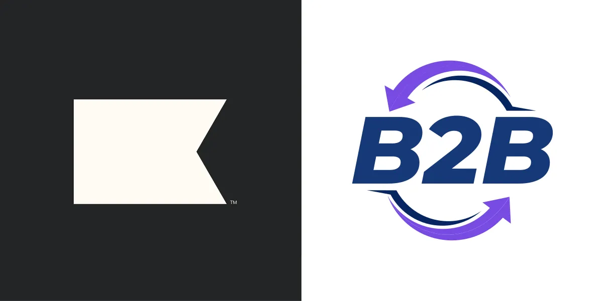 Klaviyo logo next to the BSS B2B Solution logo, representing the integration between the two apps